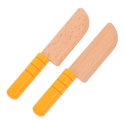 ERINGOGO 2 Stück Teiliges Holzspielzeug Küchenmesser Sicherer Kinderspielzeug Cutter Realistische Nachbildung für Holzgemüse Schneiden Pädagogisch Wertvolles Küchenzubehör für Ab Jahren ERINGOGO 2 Stück Teiliges Holzspielzeug Küchenmesser Sicherer Kinderspielzeug Cutter Realistische Nachbildung für Holzgemüse Schneiden Pädagogisch Wertvolles Küchenzubehör für Ab Jahren von ERINGOGO