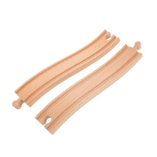 ERINGOGO 2 Stück Teiliges Holzspielzeug Zuggleis Set für Sichere Flexible Holzeisenbahn Erweiterung Kreative Spielspaß Geeignet für Kindergarten und Zuhause ERINGOGO 2 Stück Teiliges Holzspielzeug Zuggleis Set für Sichere Flexible Holzeisenbahn Erweiterung Kreative Spielspaß Geeignet für Kindergarten und Zuhause von ERINGOGO