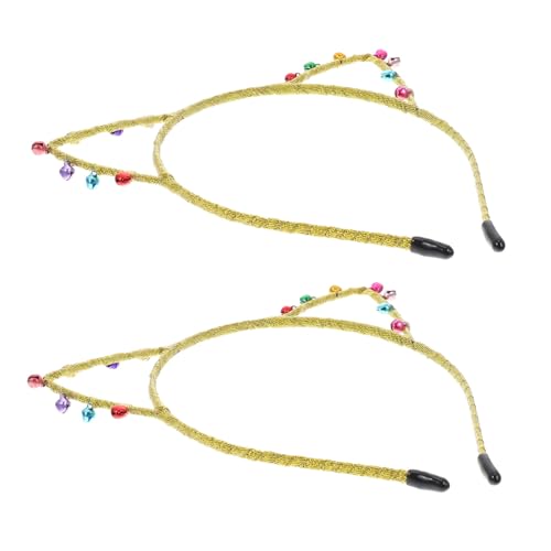 ERINGOGO 2 Stück Teiliges Katzenohren Haarband mit Metallglocken Leichtes Bequemes Haaraccessoire für Mädchen Festliche Cosplay und Partydekoration Atmungsaktiv und Sicher für Weihnachten ERINGOGO 2 Stück Teiliges Katzenohren Haarband mit Metallglocken Leichtes Bequemes Haaraccessoire für Mädchen Festliche Cosplay und Partydekoration Atmungsaktiv und Sicher für Weihnachten von ERINGOGO