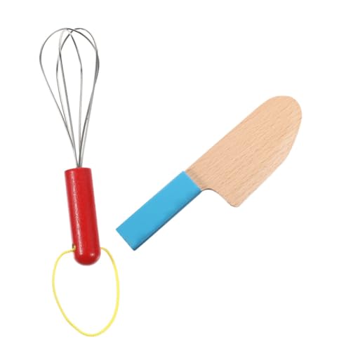 ERINGOGO 2 Stück Teiliges Kinderspielzeug Küchenzubehör mit Blauem Messer und Schneebesen Sicheres Kreatives Lernspielzeug für Jungen und Mädchen Fördert Motorische Fähigkeiten und Eltern ERINGOGO 2 Stück Teiliges Kinderspielzeug Küchenzubehör mit Blauem Messer und Schneebesen Sicheres Kreatives Lernspielzeug für Jungen und Mädchen Fördert Motorische Fähigkeiten und Eltern von ERINGOGO