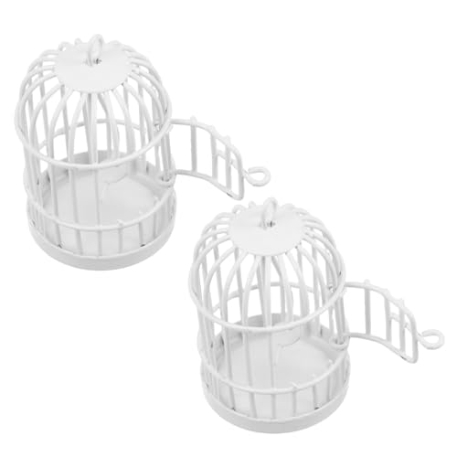 ERINGOGO 2 Stück Teiliges Miniatur Metall Vogelkäfig Vintage Hohlkäfig mit Tür für Puppenhaus Dekoration DIY Bastelprojekte Feengarten Sammler und Modellbau Enthusiasten ERINGOGO 2 Stück Teiliges Miniatur Metall Vogelkäfig Vintage Hohlkäfig mit Tür für Puppenhaus Dekoration DIY Bastelprojekte Feengarten Sammler und Modellbau Enthusiasten von ERINGOGO