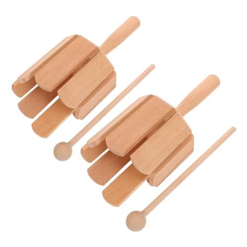 ERINGOGO 2 Stück Teiliges Orff Instrument Holz Rhythmusspielzeug mit Schlägel Montessori Musikspielzeug für Langlebiges Massivholz Percussion zur Frühen Musikalischen ERINGOGO 2 Stück Teiliges Orff Instrument Holz Rhythmusspielzeug mit Schlägel Montessori Musikspielzeug für Langlebiges Massivholz Percussion zur Frühen Musikalischen von ERINGOGO