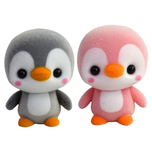 ERINGOGO 2 Stück Teiliges Plüsch Pinguin Kuscheltiere Weiche Stofftiere Rosa Niedliche Deko für Auto Schreibtisch Sofa Lebensechte Plüschfiguren als Geschenk und Wohnaccessoire ERINGOGO 2 Stück Teiliges Plüsch Pinguin Kuscheltiere Weiche Stofftiere Rosa Niedliche Deko für Auto Schreibtisch Sofa Lebensechte Plüschfiguren als Geschenk und Wohnaccessoire von ERINGOGO