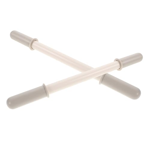 ERINGOGO 2 Stück Teiliges Schaukelpferd Griffe aus Kunststoff Kompatible Sichere Schraubgriffe als Ersatz für Schaukelpferd Zubehör Weiß Einfach zu Montieren Robust und Kinderfreundlich ERINGOGO 2 Stück Teiliges Schaukelpferd Griffe aus Kunststoff Kompatible Sichere Schraubgriffe als Ersatz für Schaukelpferd Zubehör Weiß Einfach zu Montieren Robust und Kinderfreundlich von ERINGOGO