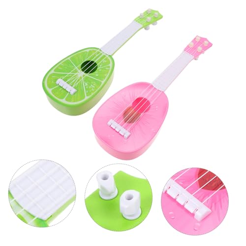 ERINGOGO 2 Stück Teiliges Ukulele Strapazierfähiges Kunststoff Musikinstrument Realistische Simulation Bunte Mini Gitarren für Anfänger Mädchen Pädagogisches Musikspielzeug ERINGOGO 2 Stück Teiliges Ukulele Strapazierfähiges Kunststoff Musikinstrument Realistische Simulation Bunte Mini Gitarren für Anfänger Mädchen Pädagogisches Musikspielzeug von ERINGOGO