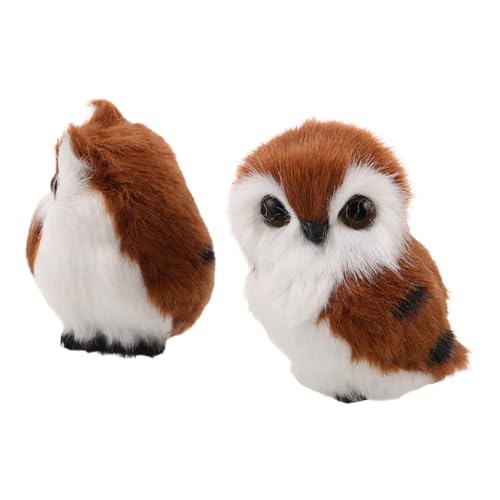 ERINGOGO 2 Stück Weiche Plüsch-eulen Kuscheltiere Realistische Kleine Eulen Stofftiere Dekoratives Kinderzimmer-deko Langlebige Verarbeitung für Besondere Anlässe ERINGOGO 2 Stück Weiche Plüsch-eulen Kuscheltiere Realistische Kleine Eulen Stofftiere Dekoratives Kinderzimmer-deko Langlebige Verarbeitung für Besondere Anlässe von ERINGOGO