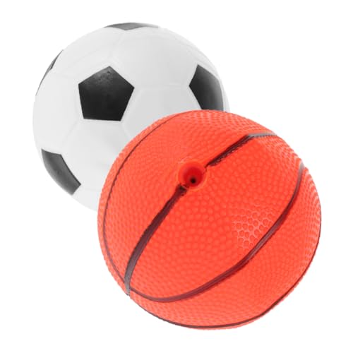 ERINGOGO 2 Stück aufblasbares Ballspielzeug flummies f�r hupfball für Fussball Ball детские игрушки hühner Streichelball Kickball Leichter Sprungball PVC von ERINGOGO