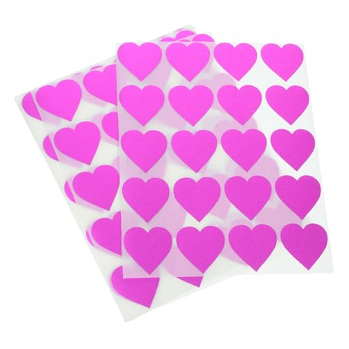 ERINGOGO 20 Blatt Valentinstag Liebesaufkleber Sammelalbumaufkleber Nagelaufkleber Glitzer Herzaufkleber Multifunktions Siegelaufkleber Hochzeitsaufkleber Etiketten Grußaufkleber Rosa von ERINGOGO