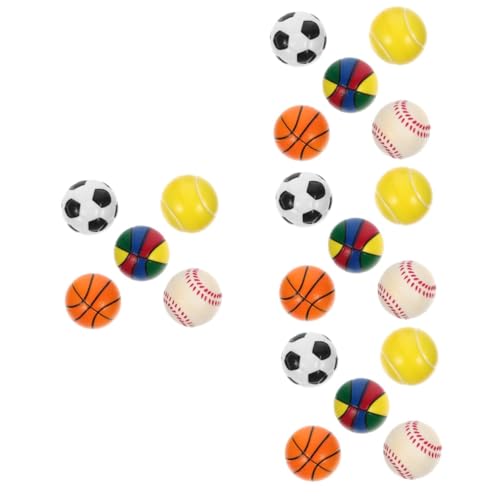 ERINGOGO 20 Stück Hüpfball Mini Basketball Stressbälle Kinder Basketball Schäumender Basketball Kinder Sportbälle Basketball Dekorationen Für Party Basketball Spielzeug Sport von ERINGOGO