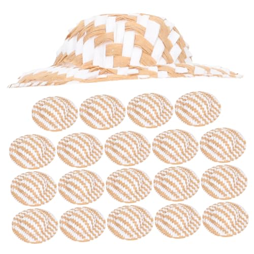 ERINGOGO 20 Stück Miniatur Geflochtene Strohhüte Handgefertigte Kleine Hüte für DIY Bastelarbeiten Puppendeko Foto Requisiten Langlebig und Vielseitig für Kreative Dekoration ERINGOGO 20 Stück Miniatur Geflochtene Strohhüte Handgefertigte Kleine Hüte für DIY Bastelarbeiten Puppendeko Foto Requisiten Langlebig und Vielseitig für Kreative Dekoration von ERINGOGO