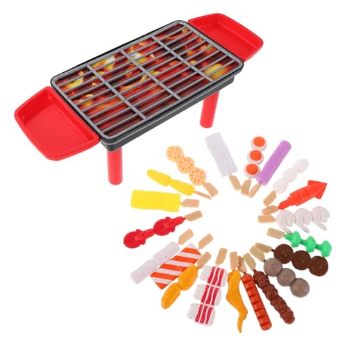 ERINGOGO 20 Stück Teiliges BBQ Grill Spielset mit Realistischen Grillzubehör und Spiellebensmitteln Fördert Motorik und Hand Auge koordination Geeignet für Drinnen und Draußen ERINGOGO 20 Stück Teiliges BBQ Grill Spielset mit Realistischen Grillzubehör und Spiellebensmitteln Fördert Motorik und Hand Auge koordination Geeignet für Drinnen und Draußen von ERINGOGO