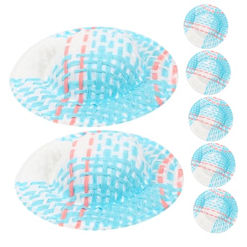 ERINGOGO 20 Stück Teiliges Miniatur strohhüte Imitatgras Realistische Handgefertigte Puppenhüte für DIY Bastelprojekte Puppenhäuser Haarschmuck und Dekoration Zarte Blaue Hüte ERINGOGO 20 Stück Teiliges Miniatur strohhüte Imitatgras Realistische Handgefertigte Puppenhüte für DIY Bastelprojekte Puppenhäuser Haarschmuck und Dekoration Zarte Blaue Hüte von ERINGOGO