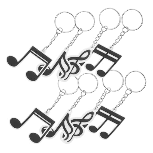 ERINGOGO 20 Stück Teiliges PVC Schlüsselanhänger Musik Party Favors Musikalische Noten Schlüsselanhänger Kreatives Design Langlebig als Taschen und Dekoration ERINGOGO 20 Stück Teiliges PVC Schlüsselanhänger Musik Party Favors Musikalische Noten Schlüsselanhänger Kreatives Design Langlebig als Taschen und Dekoration von ERINGOGO