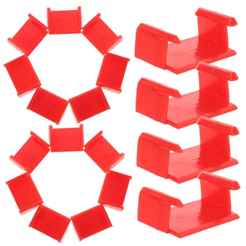 ERINGOGO 20 Stück Teiliges Rote Kunststoff Gleisverbinder Schienenclips für Modelleisenbahnen Stabile Bahngleisbefestigung Kompatibel mit Holzeisenbahn Zubehör für Erweiterungsspielspaß ERINGOGO 20 Stück Teiliges Rote Kunststoff Gleisverbinder Schienenclips für Modelleisenbahnen Stabile Bahngleisbefestigung Kompatibel mit Holzeisenbahn Zubehör für Erweiterungsspielspaß von ERINGOGO