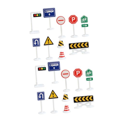ERINGOGO 20 Stück Teiliges Verkehrszeichen Spielset aus Kunststoff Realistisch Bemalt Lehrreiches Verkehrsschilder für Frühe Verkehrserziehung für Geburtstags ERINGOGO 20 Stück Teiliges Verkehrszeichen Spielset aus Kunststoff Realistisch Bemalt Lehrreiches Verkehrsschilder für Frühe Verkehrserziehung für Geburtstags von ERINGOGO