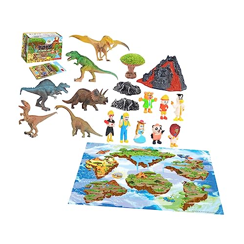 ERINGOGO 20Stücke Lebensechte Plastik Dinosaurier Modelle Kreatives Dinosaurier Spielset Für Kleine Entdecker Und Tierliebhaber von ERINGOGO