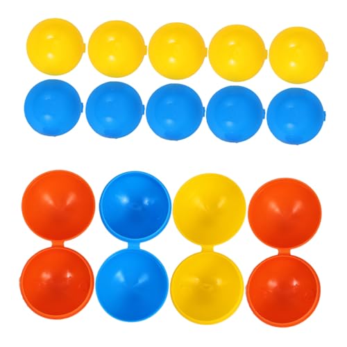 ERINGOGO 25 Stück Lotteriekugel tischtennisball tischfussball Preisverleihungen kunststoffkugel plastikball Kugel Kugeln Partyspielbälle Nahtlose Plastikbälle Requisiten für Barspiele von ERINGOGO