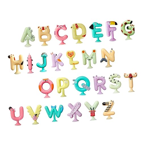 ERINGOGO 26 Stück Alphabet Saugnapfspielzeug Teiliges Lernspielzeug für Buchstaben für Badewanne Fördert Kognitive Fähigkeiten und Interaktive Spiele für Eltern Junge Mädchen Aktivitäten ERINGOGO 26 Stück Alphabet Saugnapfspielzeug Teiliges Lernspielzeug für Buchstaben für Badewanne Fördert Kognitive Fähigkeiten und Interaktive Spiele für Eltern Junge Mädchen Aktivitäten von ERINGOGO