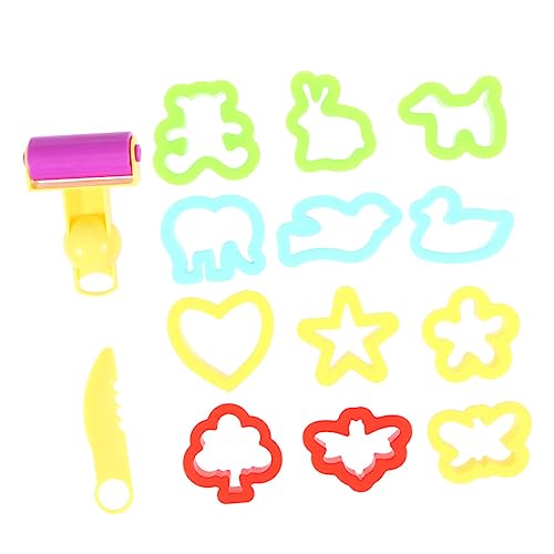 ERINGOGO 28 Stück Teiliges Kunststoff Formen für DIY Modelliermasse Werkzeuge Sichere Bunte Ausstechformen für Knete und Plastilin Kreatives Bastelspielzeug für Mädchen und Jungen ERINGOGO 28 Stück Teiliges Kunststoff Formen für DIY Modelliermasse Werkzeuge Sichere Bunte Ausstechformen für Knete und Plastilin Kreatives Bastelspielzeug für Mädchen und Jungen von ERINGOGO
