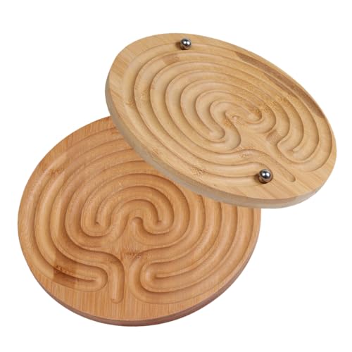 ERINGOGO 2pcs Labyrinth Rolling Perlen Balances Maze Game Spielzeug Early Educational Toy Maze Labyrinth Gleichgewichtsspiel von ERINGOGO