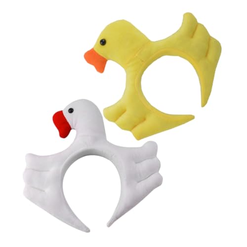 ERINGOGO Plüsch-gänse-stirnband Für Jungen Und Mädchen Gans-kostüm-zubehör Damen-spa-stirnband Für Halloween-kostüme von ERINGOGO