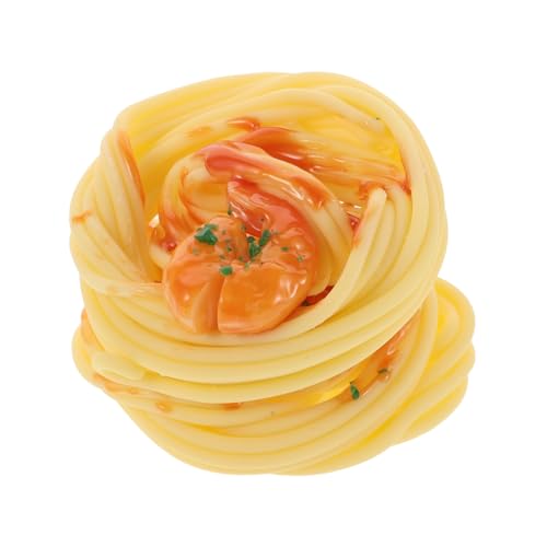 ERINGOGO 2st Pasta-Modell Simulierte Fleischpaste- -Requisiten Simulierte Lebensechte Spaghettischeiben Simuliertes - Gefälschte Plastik von ERINGOGO