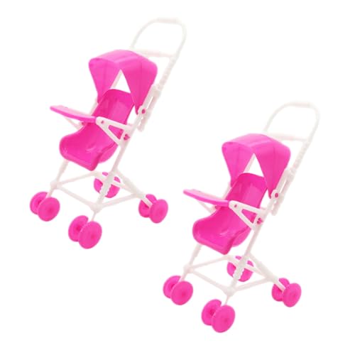 ERINGOGO 2pcs Baby Puppe Kinderwagen Spielzeug Simulation Kinderwagen Baby Kinderwagen Spielzeug von ERINGOGO