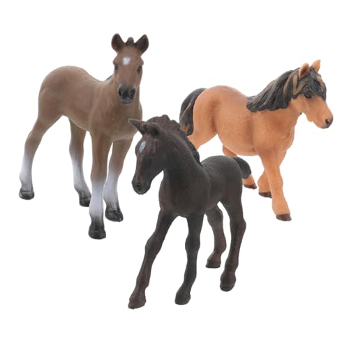 ERINGOGO 3 Stück Realistische Pferdemodelle Teiliges aus Hochwertigem Handbemalt Bruchsicher Pädagogisches für Geburtstagsgeschenk Geeignet für Drinnen und Draußen ERINGOGO 3 Stück Realistische Pferdemodelle Teiliges aus Hochwertigem Handbemalt Bruchsicher Pädagogisches für Geburtstagsgeschenk Geeignet für Drinnen und Draußen von ERINGOGO