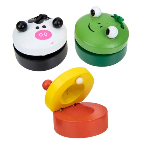 ERINGOGO 3 Stück Teiliges Holz Musikinstrument Bunte Orff Kastagnetten Musikspielzeug Ab Jahre Pädagogisch Fördernd Rhythmisch Klatschend Robust Langlebig ERINGOGO 3 Stück Teiliges Holz Musikinstrument Bunte Orff Kastagnetten Musikspielzeug Ab Jahre Pädagogisch Fördernd Rhythmisch Klatschend Robust Langlebig von ERINGOGO