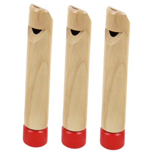ERINGOGO 3 Stück Teiliges Holzpfeifen für Kindgerechtes Musikspielzeug Leicht und Sicher mit Angenehmem Klang als Pädagogisches für Anfänger und Kleine Musiker ERINGOGO 3 Stück Teiliges Holzpfeifen für Kindgerechtes Musikspielzeug Leicht und Sicher mit Angenehmem Klang als Pädagogisches für Anfänger und Kleine Musiker von ERINGOGO