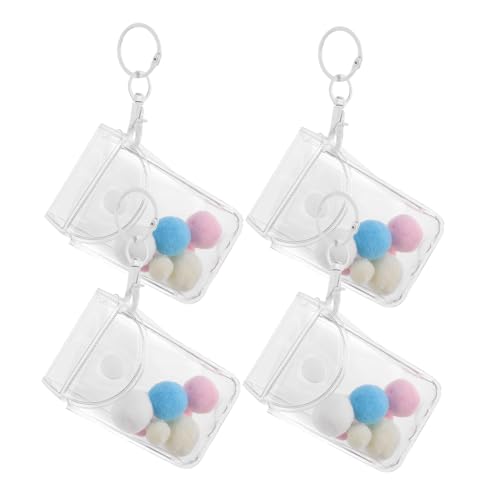 ERINGOGO 3 Stück Teiliges Kleine Transparente PVC Aufbewahrungstaschen für Blindboxen Mini Figuren Tragetaschen mit Acrylkette und Basisverschluss für Sammler ERINGOGO 3 Stück Teiliges Kleine Transparente PVC Aufbewahrungstaschen für Blindboxen Mini Figuren Tragetaschen mit Acrylkette und Basisverschluss für Sammler von ERINGOGO