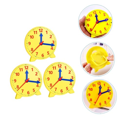 ERINGOGO 3 Stück Teiliges Lernuhr Modell aus Langlebigem mit Beweglichen Zeigern und Abnehmbarer Sekunde für Zeitverständnis Grundschule Unterricht Zufällige Farbe Zufällige Farbe ERINGOGO 3 Stück Teiliges Lernuhr Modell aus Langlebigem mit Beweglichen Zeigern und Abnehmbarer Sekunde für Zeitverständnis Grundschule Unterricht Zufällige Farbe Zufällige Farbe von ERINGOGO