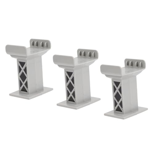 ERINGOGO 3 Stück Teiliges Modell Zug Brückenpfeiler aus Robustem Kunststoff Stabile Brückenstützen für Holzeisenbahn Zubehör Kompatibel mit Gängigen Zugspielsystemen für Innen und ERINGOGO 3 Stück Teiliges Modell Zug Brückenpfeiler aus Robustem Kunststoff Stabile Brückenstützen für Holzeisenbahn Zubehör Kompatibel mit Gängigen Zugspielsystemen für Innen und von ERINGOGO