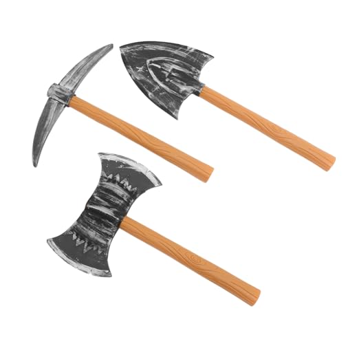 ERINGOGO 3 Stück Teiliges Zwerg Kostüm Requisiten mit Gefälschter Schaufel Spitzhacke und Doppelaxt aus Langlebigem Material für Halloween Karneval und Bühnenauftritte ERINGOGO 3 Stück Teiliges Zwerg Kostüm Requisiten mit Gefälschter Schaufel Spitzhacke und Doppelaxt aus Langlebigem Material für Halloween Karneval und Bühnenauftritte von ERINGOGO