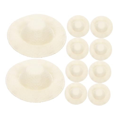 ERINGOGO 30 Stück Teiliges Mini Strohhut Kleine Gewebte Puppenhüte DIY Handwerkszubehör Naturfarbene Miniaturhüte Geeignet für Puppenhaus Dekoration und Bastelprojekte ERINGOGO 30 Stück Teiliges Mini Strohhut Kleine Gewebte Puppenhüte DIY Handwerkszubehör Naturfarbene Miniaturhüte Geeignet für Puppenhaus Dekoration und Bastelprojekte von ERINGOGO