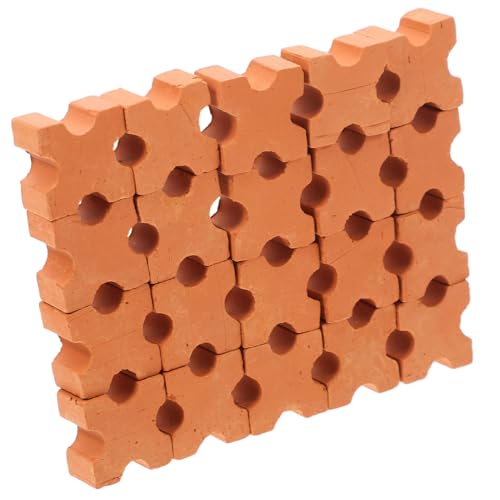 ERINGOGO 30 Stück Teiliges Miniatur Ziegelstein DIY Puppenhausbau Realistische Simulation Flexible Bausteine für Kreative Modelllandschaften und Detailgetreue Hausnachbildungen ERINGOGO 30 Stück Teiliges Miniatur Ziegelstein DIY Puppenhausbau Realistische Simulation Flexible Bausteine für Kreative Modelllandschaften und Detailgetreue Hausnachbildungen von ERINGOGO