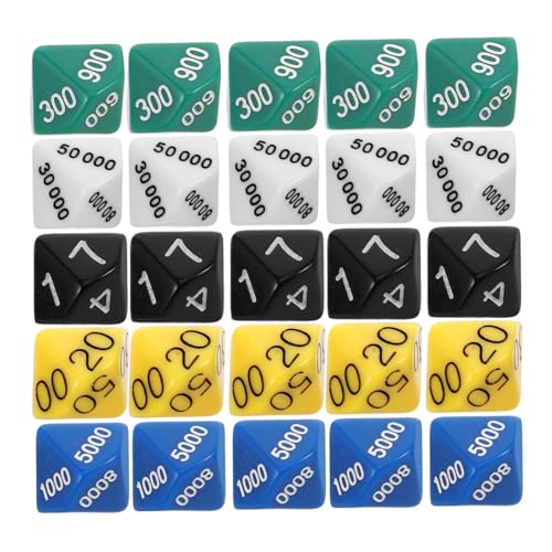 ERINGOGO 30 Stück Teiliges Polyedrisches Würfelset Mehrseitige Zahlenwürfel Bunte Kunststoff Würfel für Brettspiele Partyspiele Lernspiele und Spielzubehör ERINGOGO 30 Stück Teiliges Polyedrisches Würfelset Mehrseitige Zahlenwürfel Bunte Kunststoff Würfel für Brettspiele Partyspiele Lernspiele und Spielzubehör von ERINGOGO