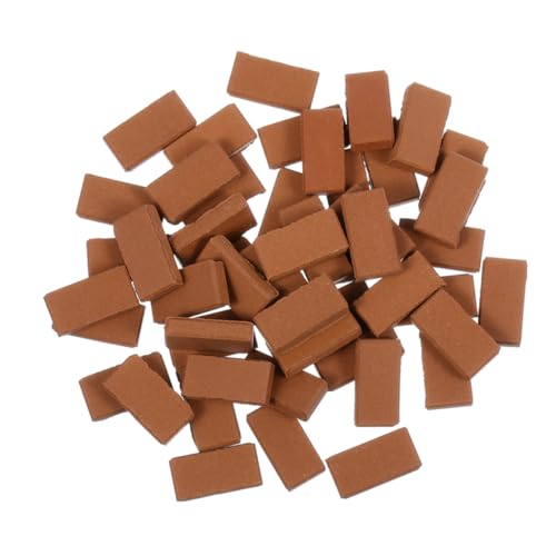 ERINGOGO 300 Stück Maßstab Realistisch Gestaltete Kleine Bausteine für Puppenhaus Landschaftsbau Detailgetreue Mini Lehmsteine für Kreative Bastelprojekte und Gartenaccessoires ERINGOGO 300 Stück Maßstab Realistisch Gestaltete Kleine Bausteine für Puppenhaus Landschaftsbau Detailgetreue Mini Lehmsteine für Kreative Bastelprojekte und Gartenaccessoires von ERINGOGO