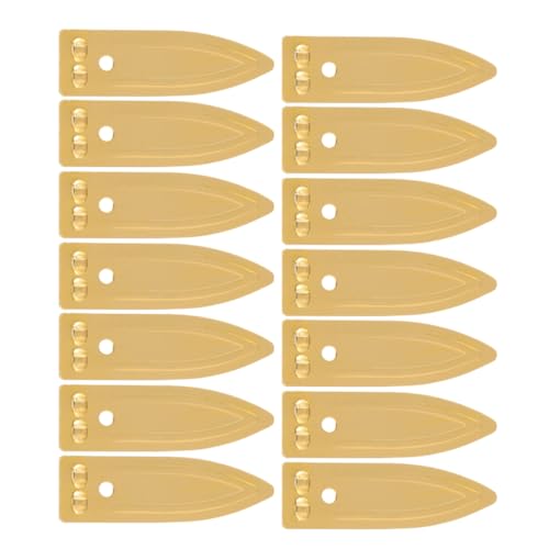 ERINGOGO 30St Fruchtbatterieelektrode Kupferelektroden Obstbatterie Kupfer Elektroden kupferplatten experimentierkasten DIY-Elektroden zur Stromerzeugung DIY-Zink-Kupfer-Batterie-Kit Golden von ERINGOGO