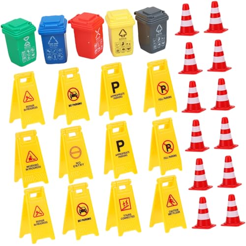 ERINGOGO 37 Stück Teiliges Verkehrszeichen Lernspielzeug mit Verkehrshütchen Mülltonnen und Absperrungen Pädagogisch für Jahre zur Verkehrssicherheit und Zählübungen ERINGOGO 37 Stück Teiliges Verkehrszeichen Lernspielzeug mit Verkehrshütchen Mülltonnen und Absperrungen Pädagogisch für Jahre zur Verkehrssicherheit und Zählübungen von ERINGOGO