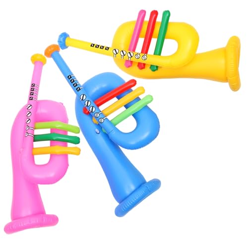 ERINGOGO 3St Aufblasbares Musikinstrument Blasinstrumente für Kinder Musikinstrumente Party Requisiten Musical Toy Instruments Party Spielzeug für Kinder Inflationsinstrument Partyzubehör von ERINGOGO