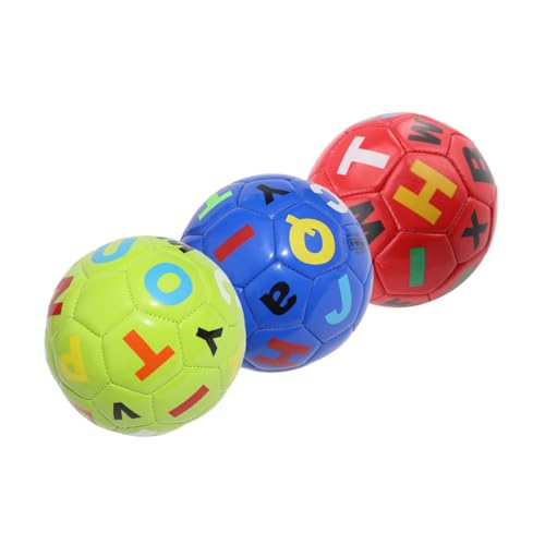 ERINGOGO 3stücke Kinderfußball Strapazierfähiger Spielball Aus PVC Aufblasbarer Kleiner Fußball Spielzeug Für Kleinkinder Und Ansprechend Für Drinnen Und Draußen ERINGOGO 3stücke Kinderfußball Strapazierfähiger Spielball Aus PVC Aufblasbarer Kleiner Fußball Spielzeug Für Kleinkinder Und Ansprechend Für Drinnen Und Draußen von ERINGOGO
