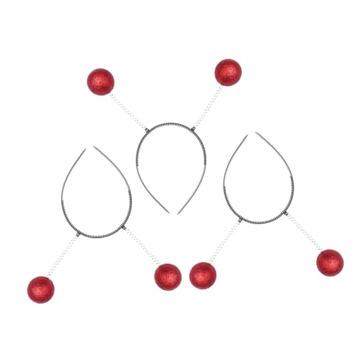 ERINGOGO Alien Kostümzubehör 3-tlg. Antennen-stirnband Glitzer-stirnband Für Halloween Und Partys von ERINGOGO