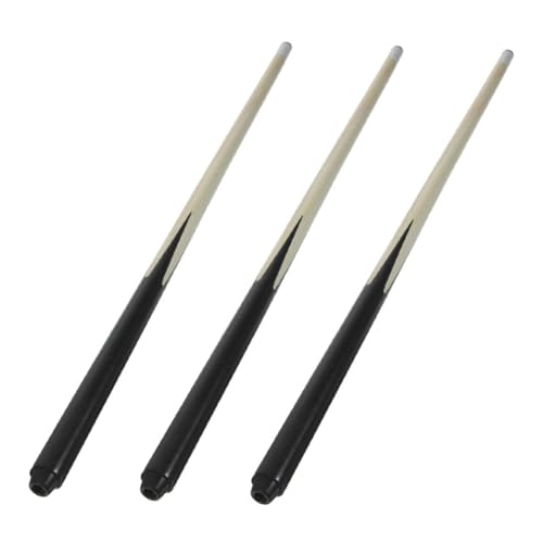 ERINGOGO 3 Stücke Holz Pool-Sticks Mini Billard Queue Sticks Kinder Kurze Billard Queue Zubehör Für Home Bar Party von ERINGOGO