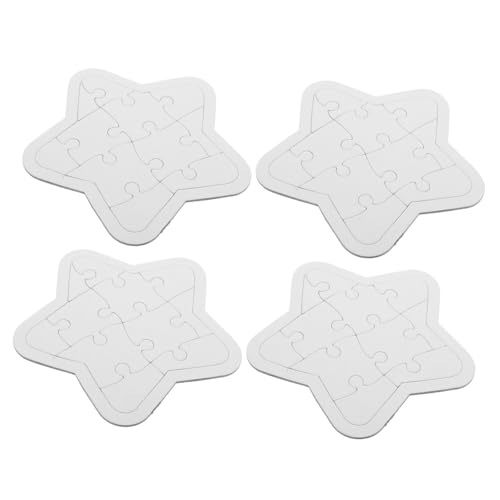 ERINGOGO 4blätter Leere Puzzles Für Junge Mädchen Zum Malen Große Quadratische Blanko-puzzlestücke Für DIY-bastelprojekte Vielseitig Einsetzbar Für Kreative Aktivitäten Und Interaktives ERINGOGO 4blätter Leere Puzzles Für Junge Mädchen Zum Malen Große Quadratische Blanko-puzzlestücke Für DIY-bastelprojekte Vielseitig Einsetzbar Für Kreative Aktivitäten Und Interaktives von ERINGOGO