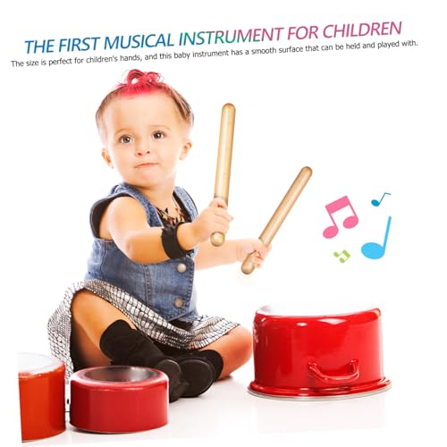 ERINGOGO 4 Paare Holz Rhythmussticks und Kastagnetten Percussion Musikinstrument für Ab Monaten Geeignet für Musikalische Früherziehung Kindergarten und Spielerisches Lernen ERINGOGO 4 Paare Holz Rhythmussticks und Kastagnetten Percussion Musikinstrument für Ab Monaten Geeignet für Musikalische Früherziehung Kindergarten und Spielerisches Lernen von ERINGOGO