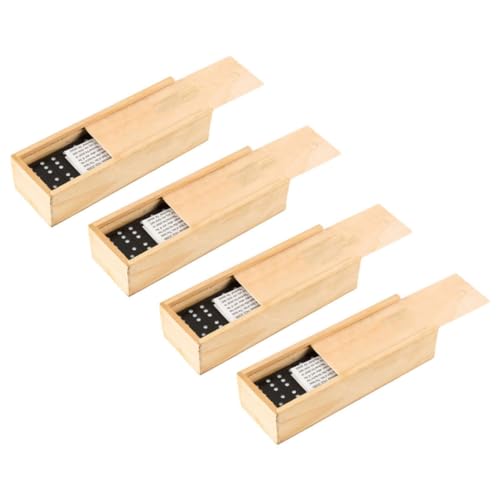 ERINGOGO 4 Sätze Teiliges Domino Holzspiel für Erwachsene und Interaktive Lernspielsteine Geruchsneutral Praktisches Reiseformat für Familienspiele und Mathematisches Lernen ERINGOGO 4 Sätze Teiliges Domino Holzspiel für Erwachsene und Interaktive Lernspielsteine Geruchsneutral Praktisches Reiseformat für Familienspiele und Mathematisches Lernen von ERINGOGO