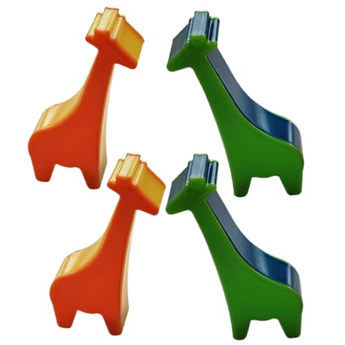 ERINGOGO 4 Stück Hirschquietscher Kinderspielzeug Babyrassel Musikinstrumente Musikinstrumente Schlaginstrument Giraffe Shaker Giraffenförmiges Schlaginstrument Kinderspielzeug Aus von ERINGOGO