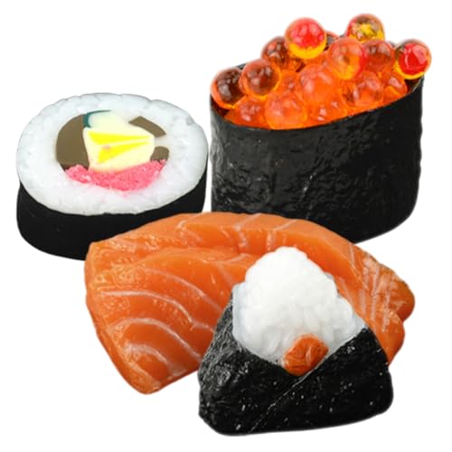 ERINGOGO 4stücke Sushi Künstliche Lebensmittel Requisiten Für Dekoration Fotografie Und Spielzeug Simulierte Onigiri Und Sushi Für Küche Party Kindergarten Und ERINGOGO 4stücke Sushi Künstliche Lebensmittel Requisiten Für Dekoration Fotografie Und Spielzeug Simulierte Onigiri Und Sushi Für Küche Party Kindergarten Und von ERINGOGO