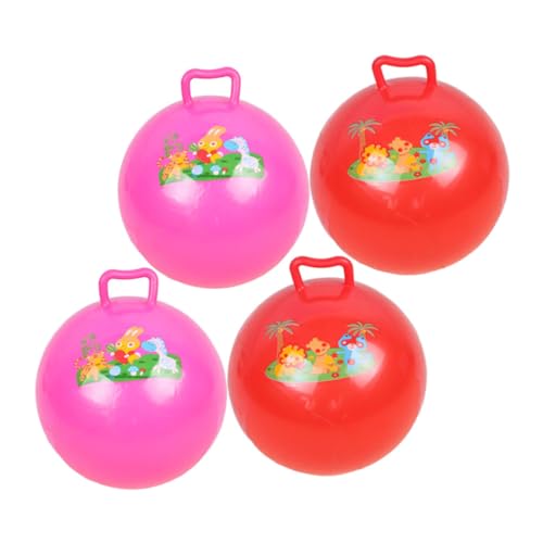 ERINGOGO 4 Stück Teiliges Aufblasbare Bounce Bälle mit Griff Cartoon Muster Fördert Balance und Flexibilität Praktisches Hüpfspielzeug für Drinnen und Draußen Zufällige Zufällige Farbe ERINGOGO 4 Stück Teiliges Aufblasbare Bounce Bälle mit Griff Cartoon Muster Fördert Balance und Flexibilität Praktisches Hüpfspielzeug für Drinnen und Draußen Zufällige Zufällige Farbe von ERINGOGO